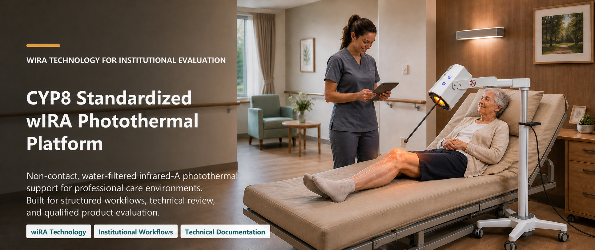 CYP8 standardized wIRA photothermal platform for institutional evaluation